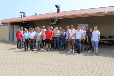 Teilnehmer an der Fachexkursion im Elsass