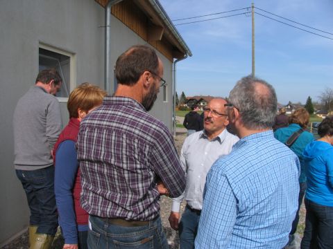 Bild 2: Diskussion der Teilnehmer am Nachmittag beim Workshop Eutergesundheit am 02. April 2014 in Grafenhausen